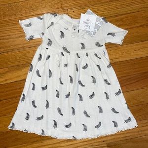 NWT kate Quinn feather dress 6-12 month